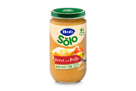 Receta de tarrito casero de arroz con pollo