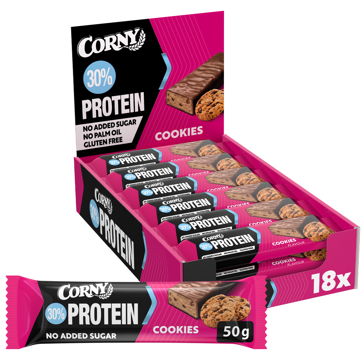 Barra de biscoitos Corny Protein