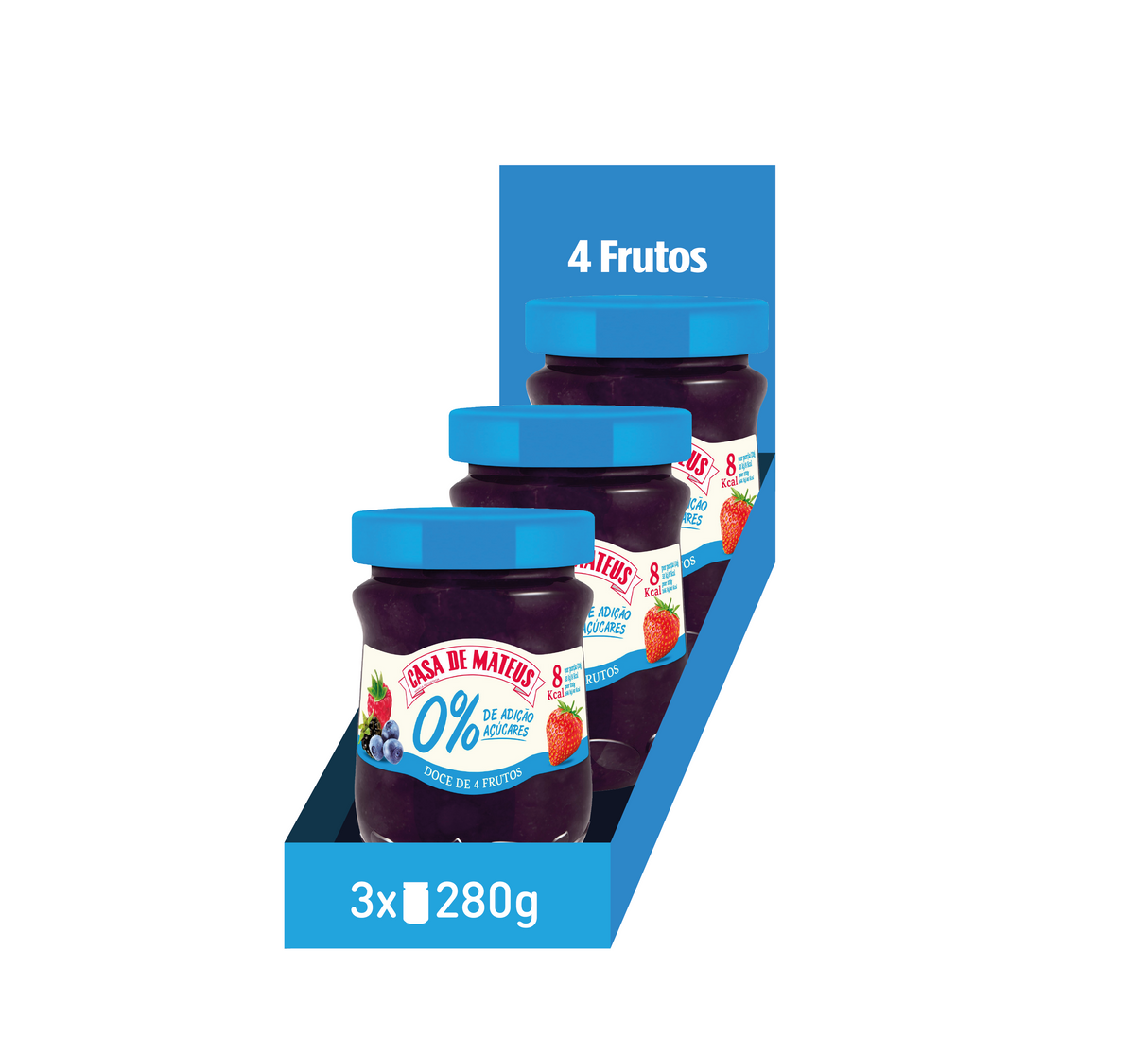Doce Casa de Mateus 4 Frutos 0% Açúcares Adicionados