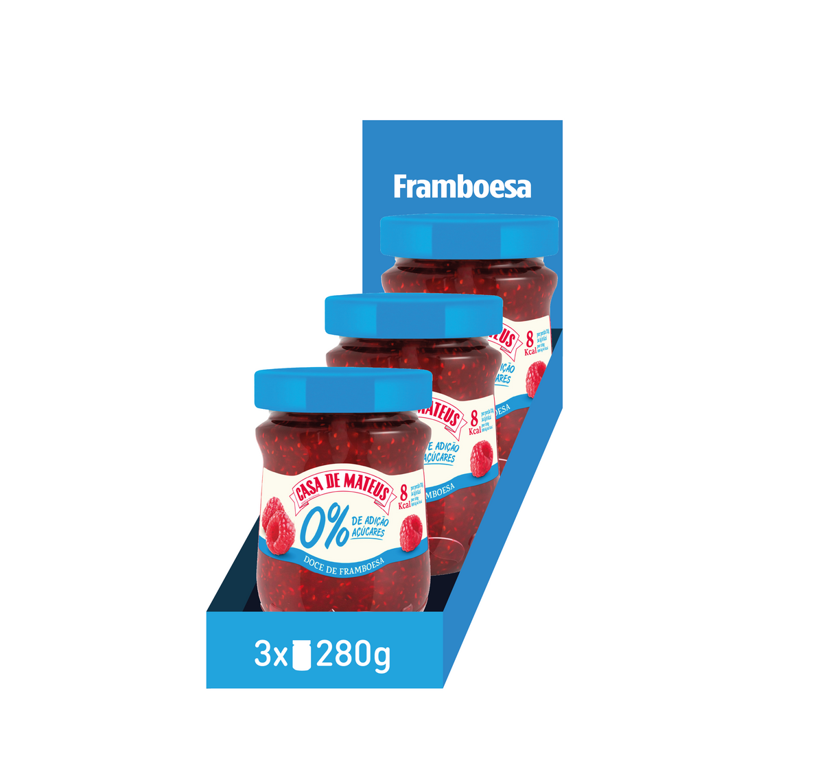 Doce Casa de Mateus Framboesa 0% Açúcares Adicionados
