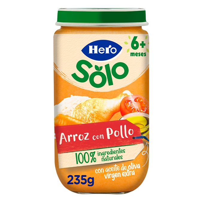 Frasco Hero Solo arroz com frango