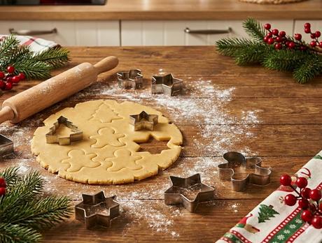 Cómo hacer galletas de Navidad saludables