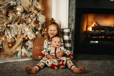 Ideas de fotos de bebé para Navidad caseras