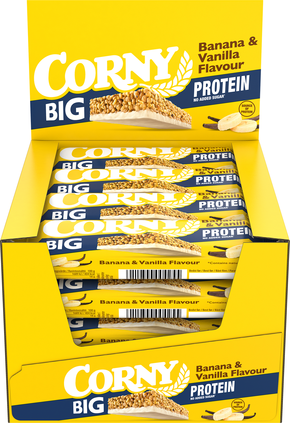 Barra Corny Big Protein Banana-Baunilha