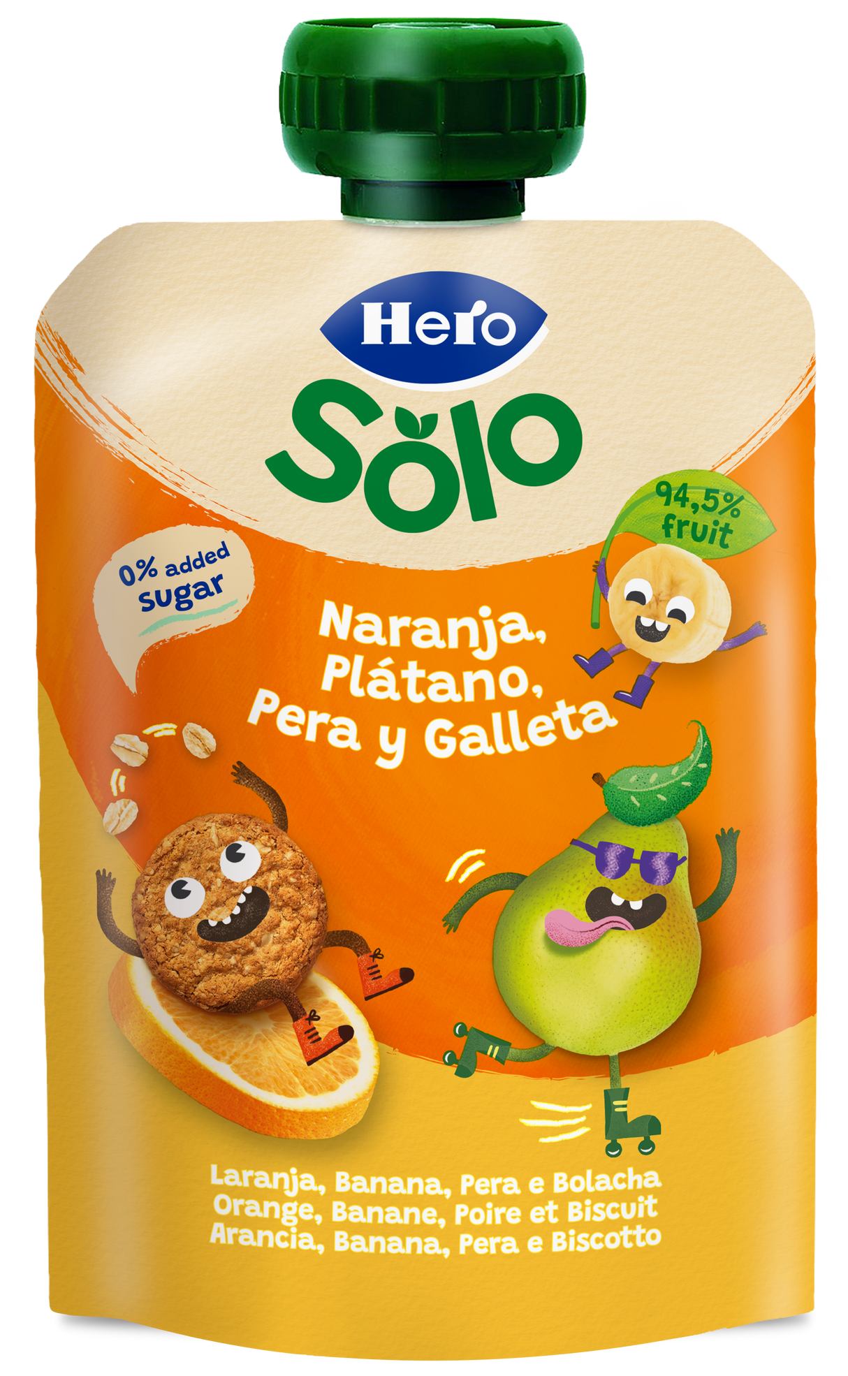 Pack de 18 saquetas de fruta Hero