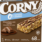 Barrita Corny sin azúcar añadido chocolate con leche