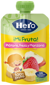 Bolsita Hero plátano fresa y manzana