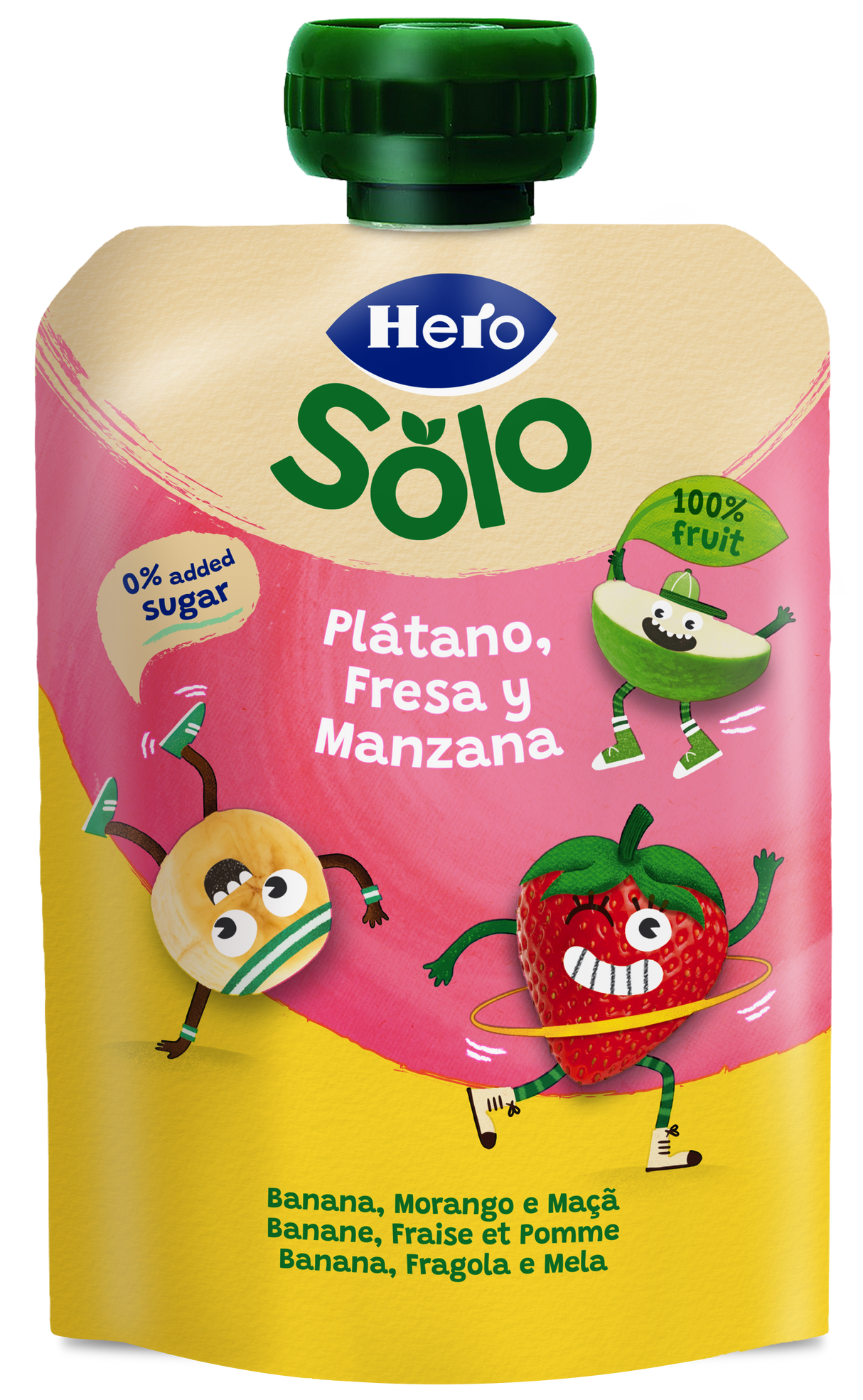 Pack de 16 saquetas de fruta Bluey Hero Solo