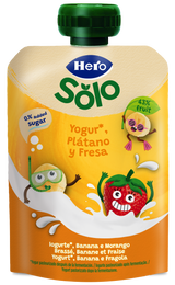 Bolsita Hero Solo yogur plátano y fresa