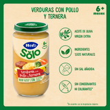 Frasco Hero Solo legumes com frango e vitela