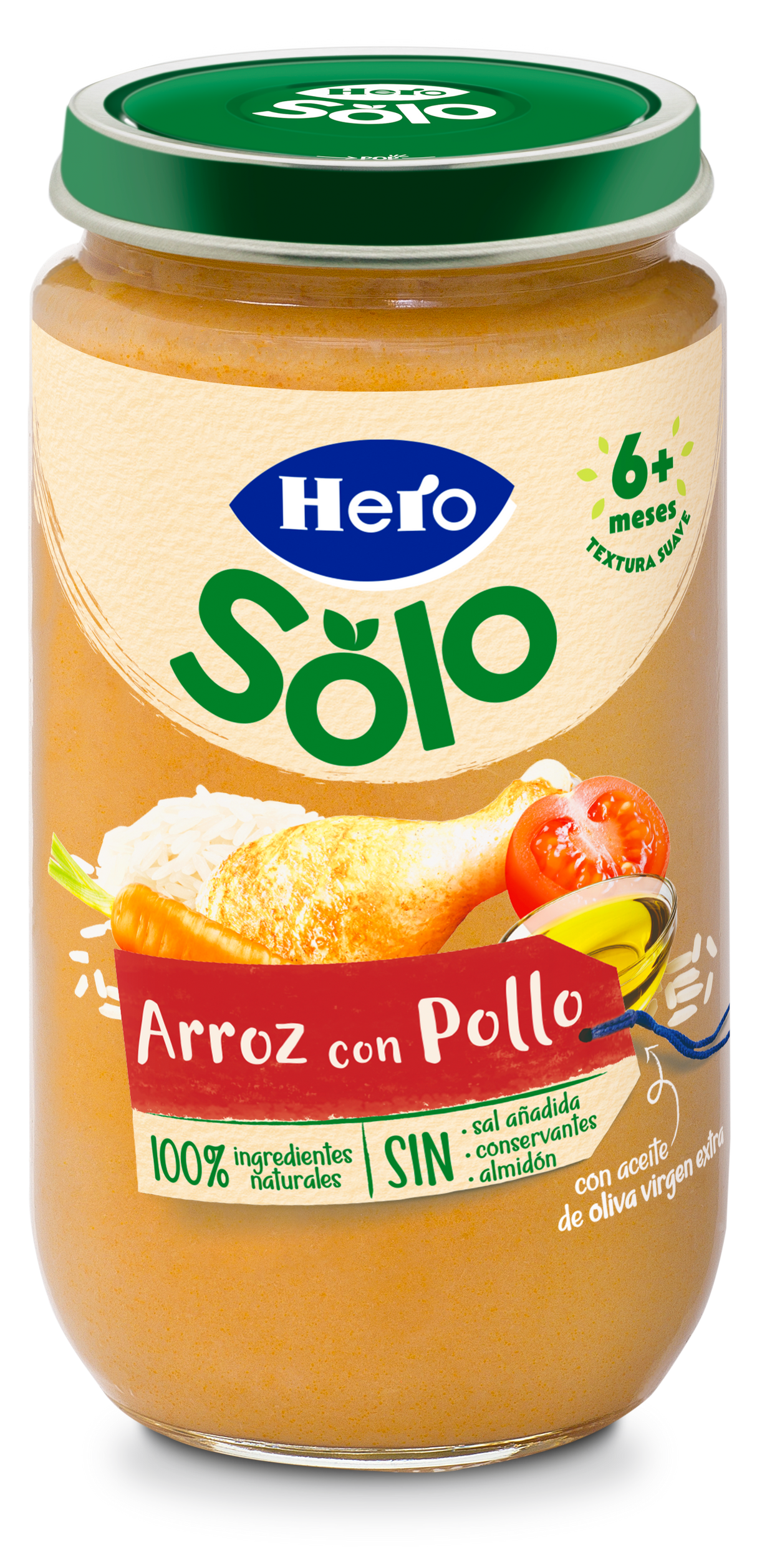 Frasco Hero Solo arroz com frango