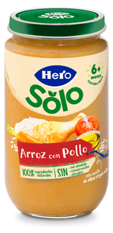 Frasco Hero Solo arroz com frango