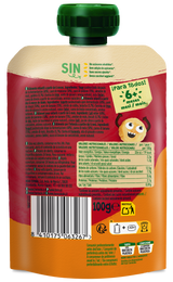 Saqueta Hero iogurte grego com frutas e cookies