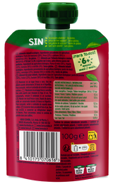 Bolsita Hero Solo Bio Manzana, Fresa, Plátano y Arándanos