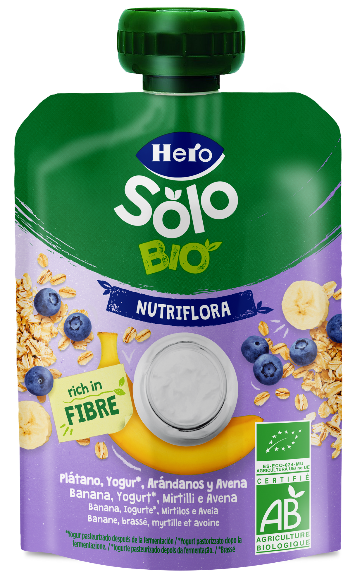 Pack de 18 saquetas Nutriflora Hero Solo Bio
