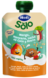 Bolsita Hero Solo mango manzana leche de coco y avena