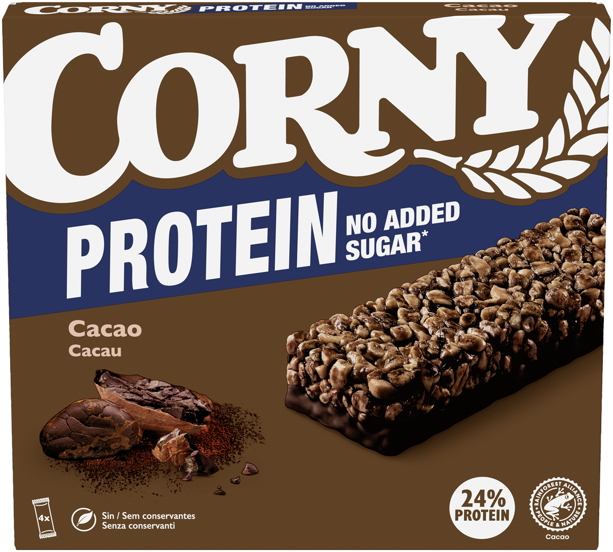 Barra Corny Protein Cacau