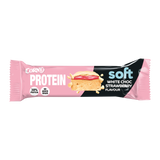 Barra Corny Protein de chocolate branco e morango