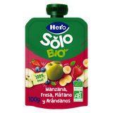Bolsita Hero Solo Bio Manzana, Fresa, Plátano y Arándanos