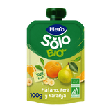 Bolsita Hero Solo Bio plátano, pera y naranja