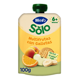 Saqueta Hero Baby multifrutos com bolacha