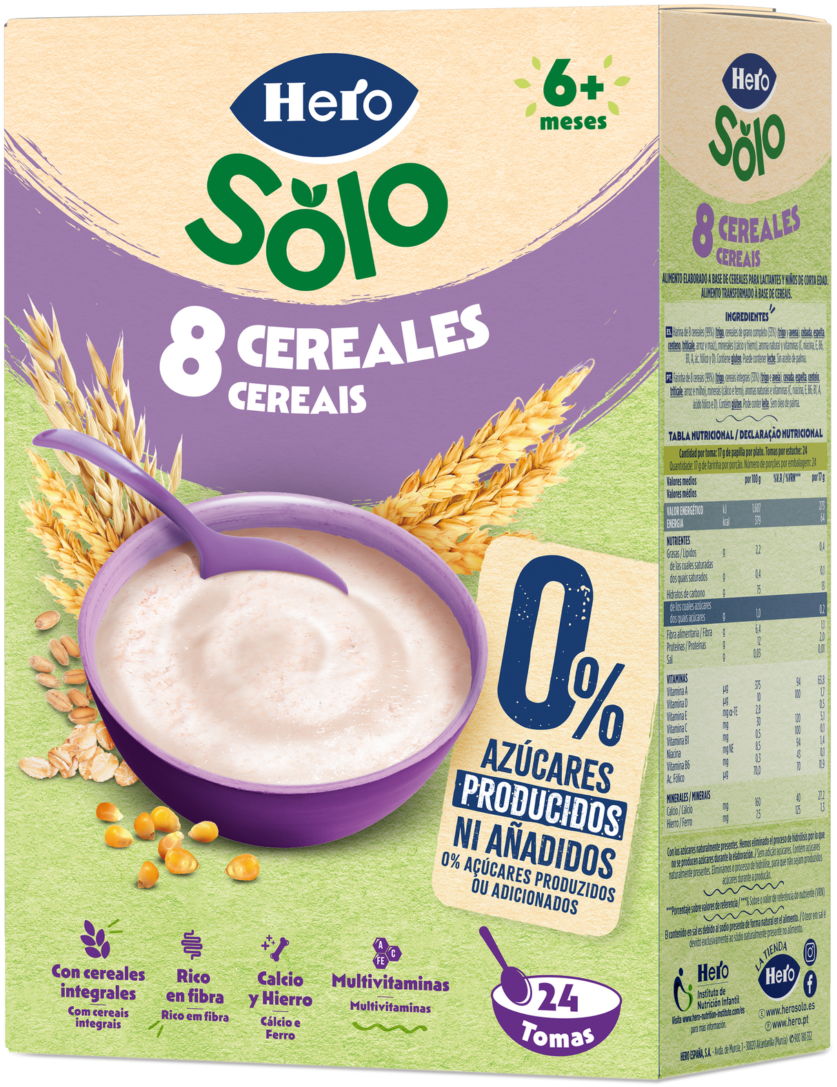 Papilla Hero Solo 8 cereales