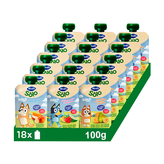 Pack ahorro mixto Hero Solo 16 bolsitas Bluey
