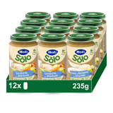 Hero Solo Pack Tarritos Sabores Variados (6 Crema de Bechamel con Lenguado y 6 Verduritas Merluza). Para bebés de más de 6 meses.Pack 12x235gr