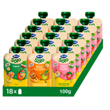Pack de 18 saquetas de fruta Hero