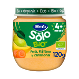 Tarrito Hero Solo Bio pera plátano y zanahoria