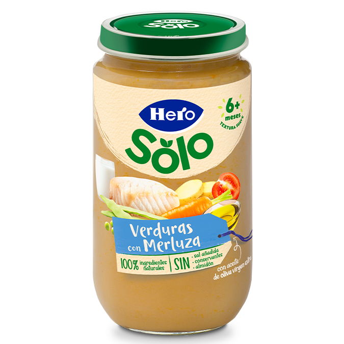 Frasco Hero Solo legumes com pescada