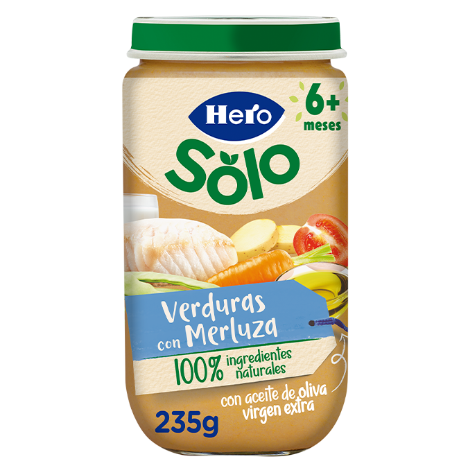 Frasco Hero Solo legumes com pescada